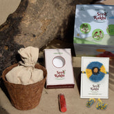 Wind Seed Rakhi with Planter Gift Hamper