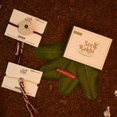 Plantable Rakhi For Brother, 1 Instruction Manual With Roli (Orange)