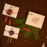 Cucumber And Bhindi Seed Rakhi - Set of 2 Plantable Rakhi