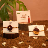 Plantable Rakhi For Brother, 1 Instruction Manual With Roli (Multi)