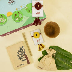 Turai & Cotton 2 Seed Rakhi Premium Hamper with Diary & Pen
