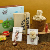 Dhavala & Stuti Bhabiya Bhabhi Seed Rakhis Premium Hamper With Diary & Pen(Set Of 2)