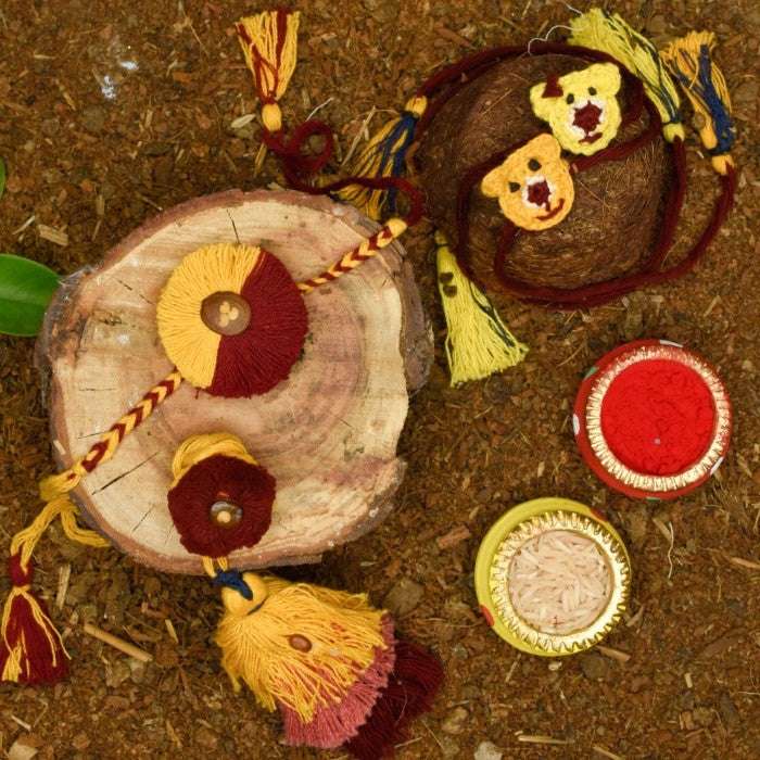 Eco Friendly Seed Rakhi Set Of 4