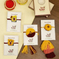 Eco Friendly Seed Rakhi Set Of 4