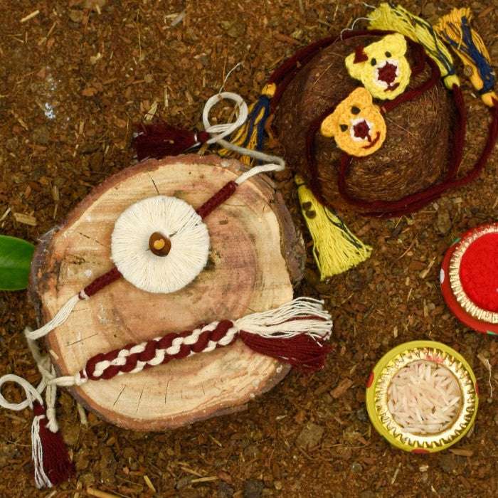 Seed Rakhi Pack Of 4 for Rakshabandhan