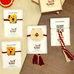 Seed Rakhi Pack Of 4 for Rakshabandhan