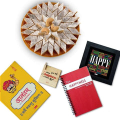 Home Decor Frame Diary Mandala Coloring Book Mukhwas with Cookie Box