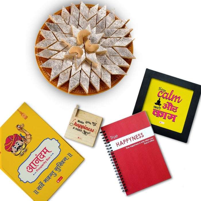 Home Decor Frame Diary Mandala Coloring Book Mukhwas with Cookie Box