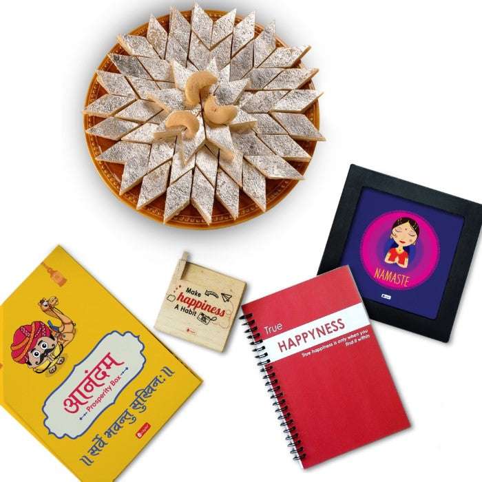 Home Decor Frame Diary Mandala Coloring Book Mukhwas with Cookie Box