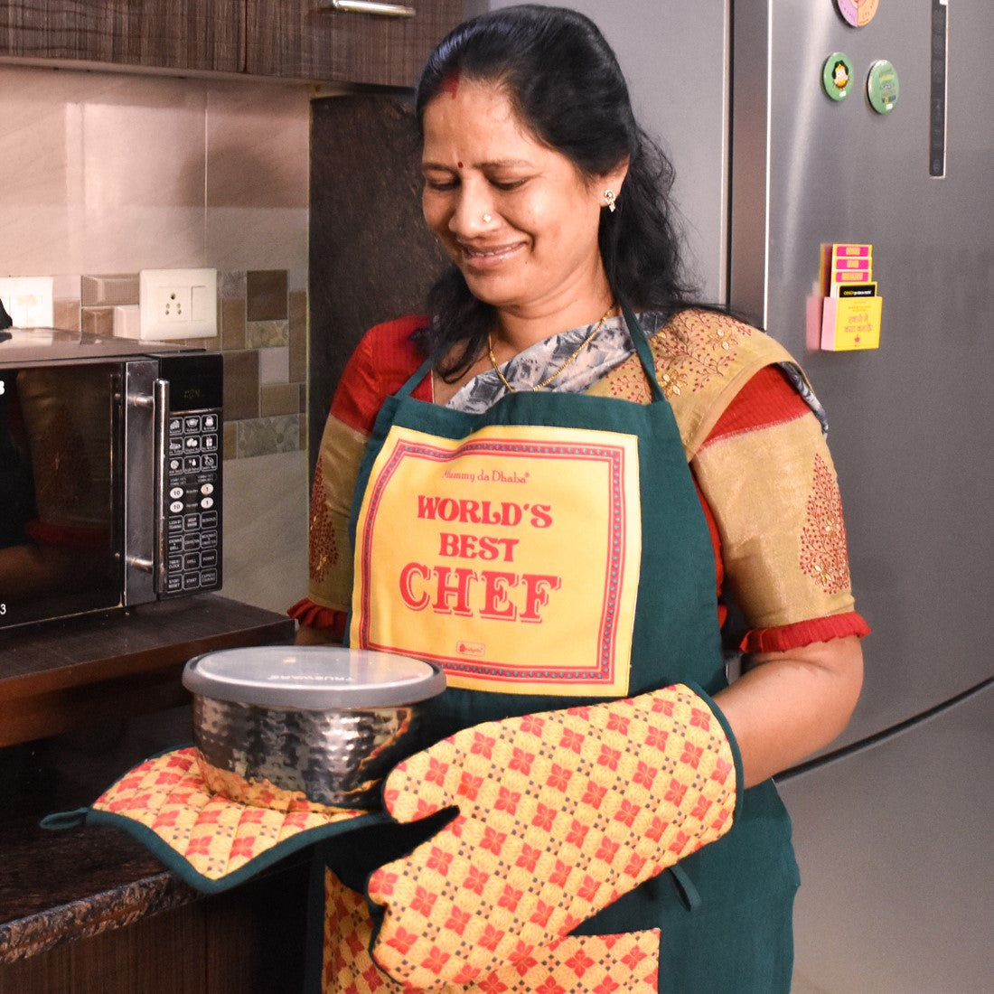 Mummy da Dhaba Rasoi Kit Green - Best Gift for Mom