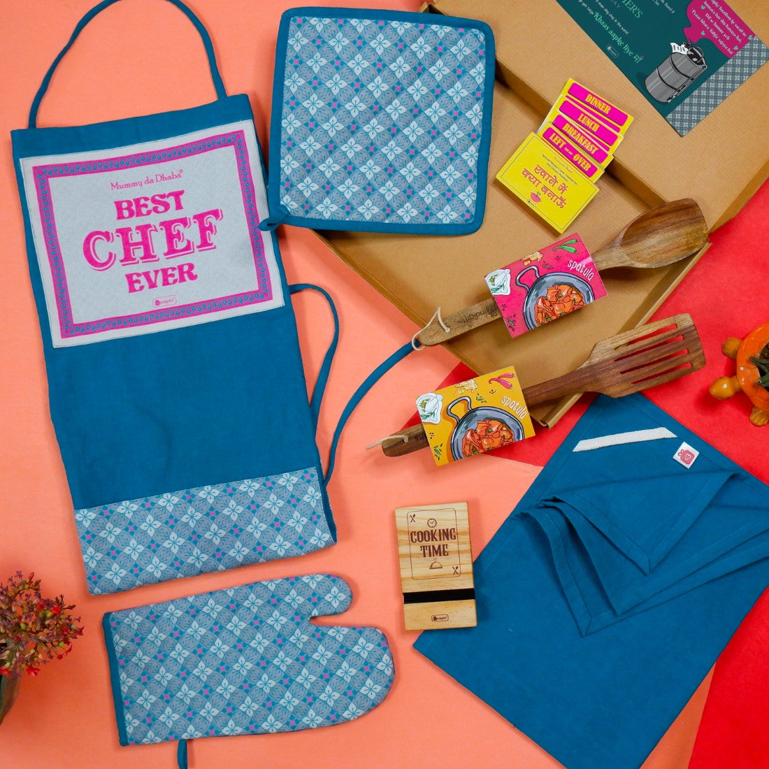 Mummy da Dhaba Rasoi Kit Blue- Best Gift for Mom