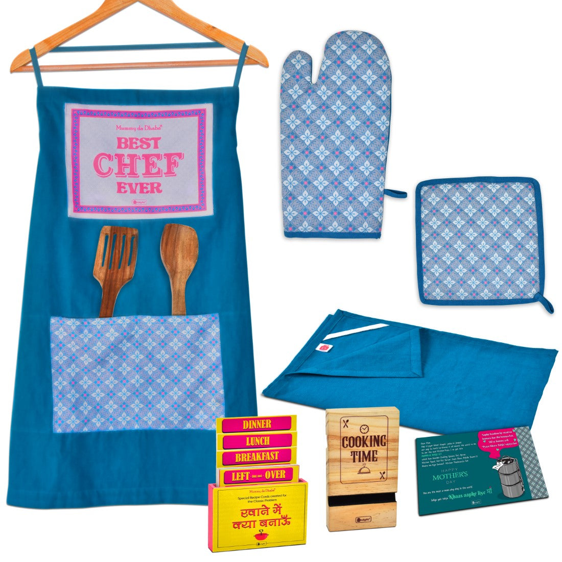 Mummy da Dhaba Rasoi Kit Blue- Best Gift for Mom