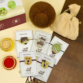 Plantable Rakhi For Brother With Planter, Diary & Pen (Multi)