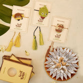 Seed Rakhi With Kaju Katali Box - Rakhi Combo