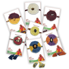 Satrang, Teddy Bear, Teddy Bear with Bow, Panna, Baagh, Maati and Neel Nazar Battu Eco-friendly Seed Rakhi Set of 7
