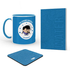 Scorpio Zodiac Sign Gift Set Coffee Mug, Coaster, Diary Set Of 3