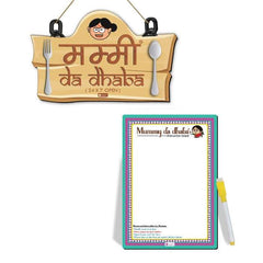 Mummy Da Dhaba Printed Wall Hanging and Instruction Board