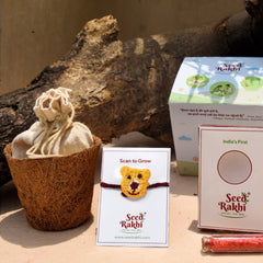 Eco Friendly Tiranga Rakhi (Yellow)