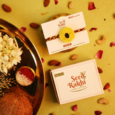 Yellow Plantable Seed Rakhi Gift Hamper (Seed: Turai)