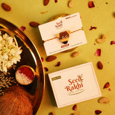 Eco-Friendly Plantable Monkey Shape Seed Rakhi With Roli