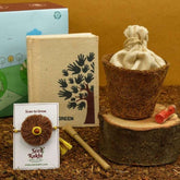 Maati Organic Seed Rakhi, Planter, and Diary Gift Hamper