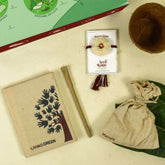 Dhavala Seed Rakhi, Planter, Notepad Gift Hamper