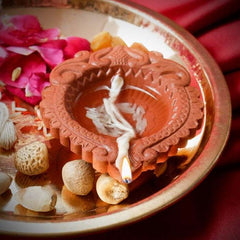 Bunting Clay Diwali Diya Wall Hanging with Mukhwas