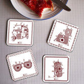 Coasters by Women Artisians infusing Manadala and warli