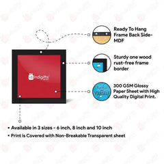 Ethnic Design Travel Printed Set of 2 Poster Frames
