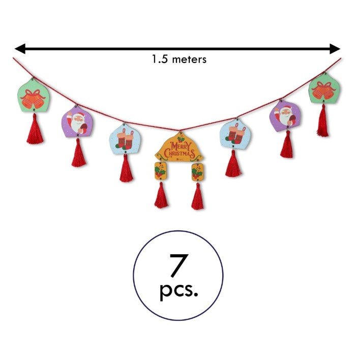 Tasseled Bunting Christmas Trinket