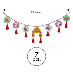Tasseled Bunting Christmas Trinket