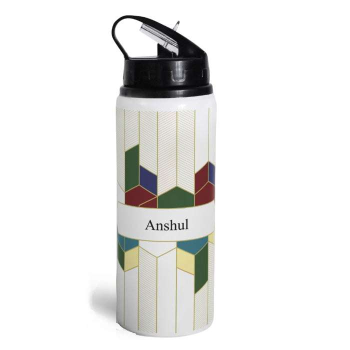 Indigifts Customised Aluminium Sipper Water Bottle (750ml): Love-themed Gift for Office and Valentine's