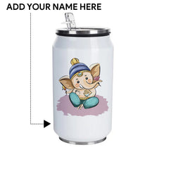 Gannu Printed Customized Steel Sipper Can 350 Ml
