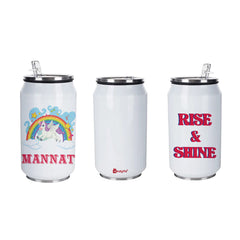 Unicorn Customized Steel Sipper Can 350 Ml for Kids