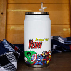 Avengers Customized Steel Sipper Can 350 Ml