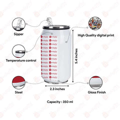 Delhi - Doodle art steel sipper can - Discovering India