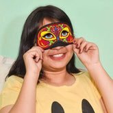 Gift for Mom - Quirky Deep Eyes Over Truck Art Inspired Background Multi Eye Mask