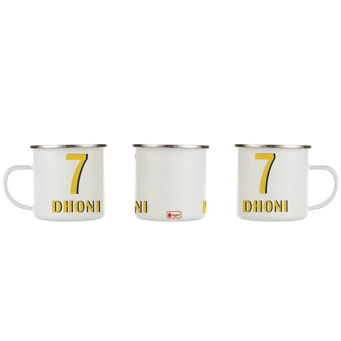 Cricket Dhoni Printed Enamel Mug -250 ML