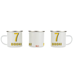 Cricket Dhoni Printed Enamel Mug -250 ML