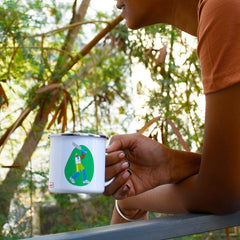 Cricket Love Printed Enamel Mug - 250 ML