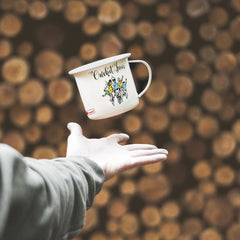 Cricket Fever Printed Enamel Mug - 250 ML