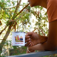 Watch Cricket Printed Enamel Mug - 250 ML