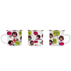 Sister Quotes Printed Enamel Mug - 250 ML