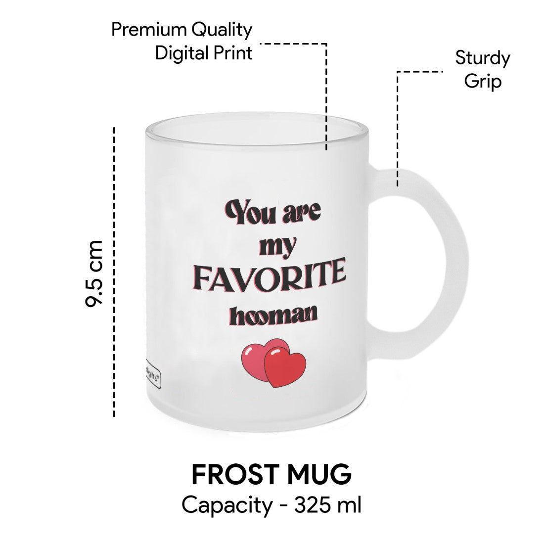 Coffee Mug Quote Printed 325 ml- Coffee Cup, Gift for Her, Valentine, Anniversary Gifts