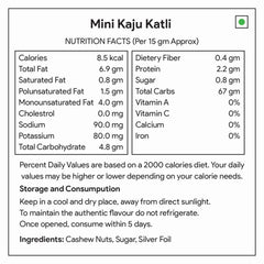 Wind Seed Rakhi Gift Hamper With Kaju Katli Mini Bites 125 gm