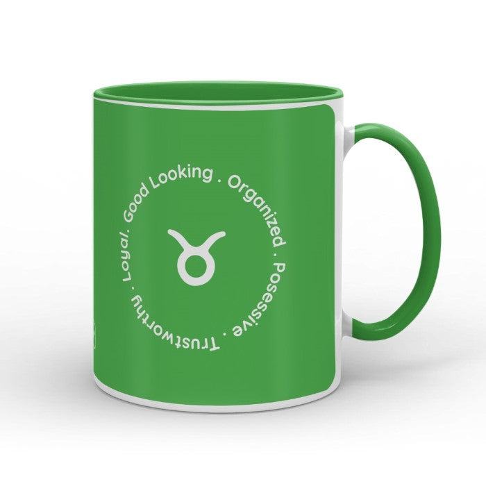 Taurus Zodiac Sign Gift Set Coffee Mug, Coaster, Diary Set Of 3