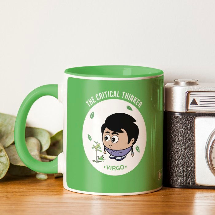 Virgo Zodiac Sign Gift Set Coffee Mug, Coaster, Diary Set Of 3