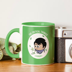 Virgo Zodiac Sign Gift Set Coffee Mug, Coaster, Diary Set Of 3