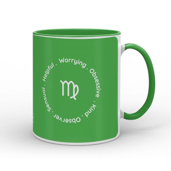 Virgo Zodiac Sign Gift Set Coffee Mug, Coaster, Diary Set Of 3