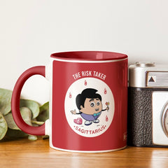 Saggitarius Zodiac Sign Gift Set Coffee Mug, Coaster, Diary Set Of 3